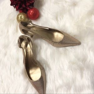 Ellen Tracey | Pointed Toe Slingback Sequin Heel